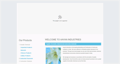 Desktop Screenshot of aayanindustries.com